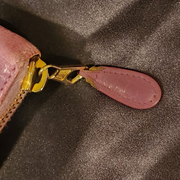 Excellent Balenciaga Zip around Wallet Pinkish Lavender Leather Continental - Picture 5 of 14